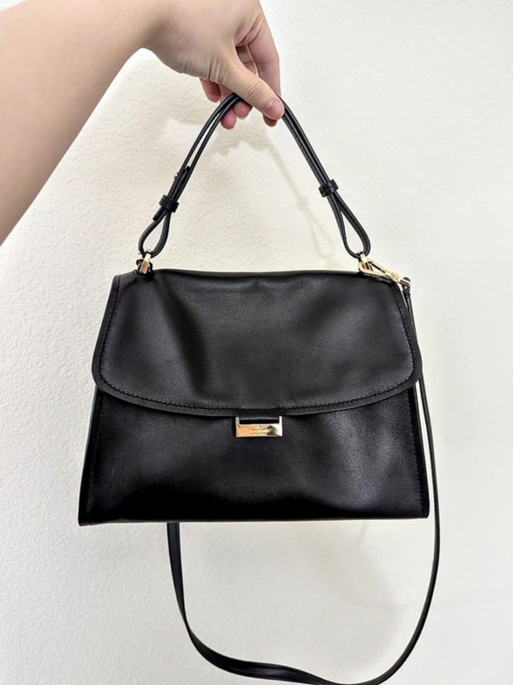 Kate Spade Riley Top Handle Satchel in Black EUC
